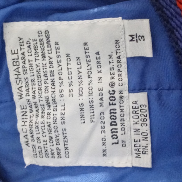 LONDON FOG KIDS SIZE 3 SNOW COVERALLS - Picture 5 of 5